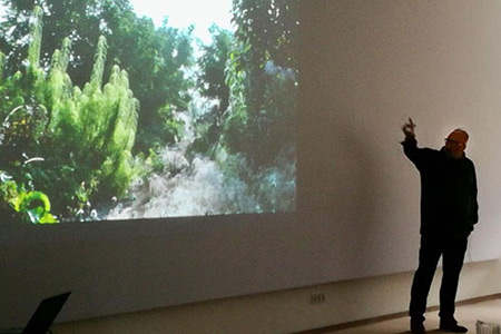 Vortrag von Torsten Matschiess über Beschleunigtes Gärtnern in Grünberg - Foto: Hermann Gröne